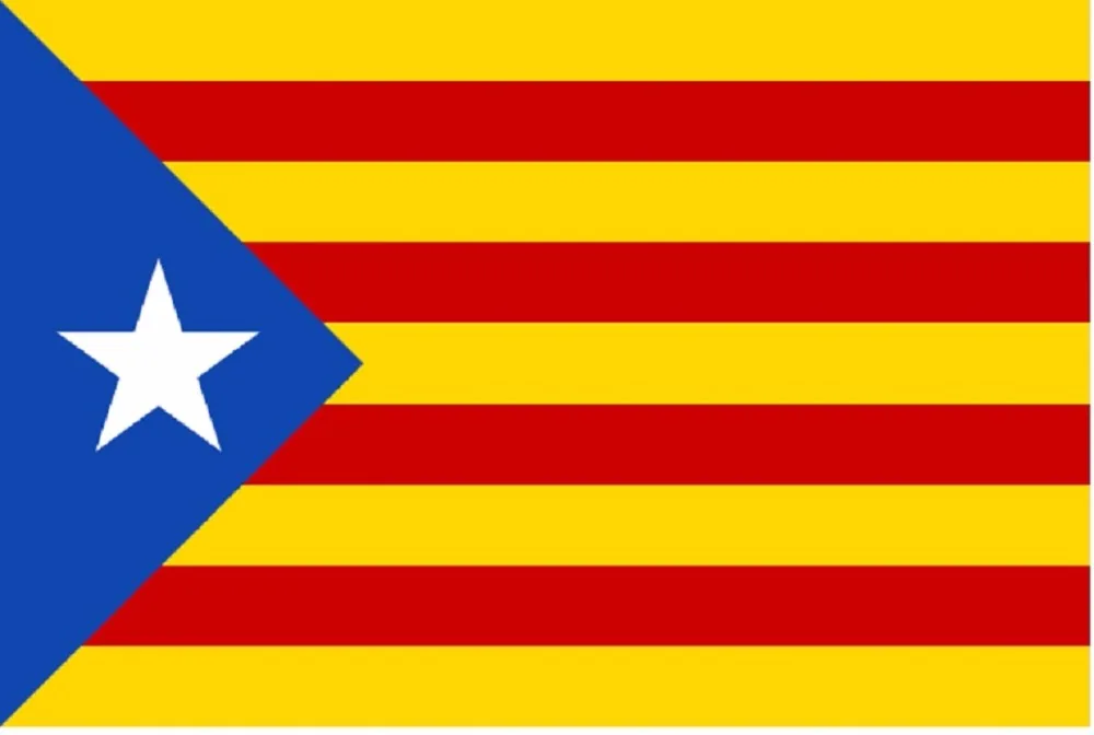 Флаг из полиэстера испанский Catalonian 2x3 фута/3x5 футов 2018|polyester flag|flags polyesterflags flags |
