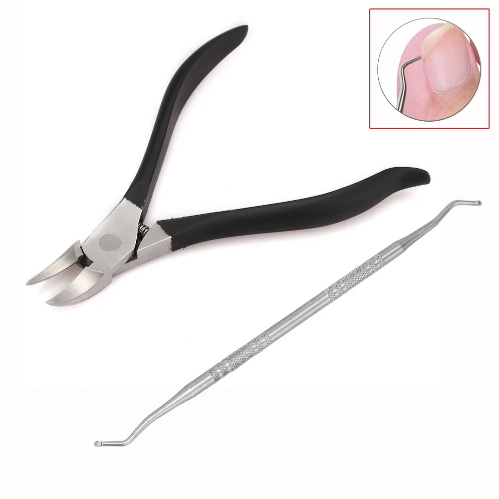 2 шт./компл. щипцы для кутикулы из нержавеющей стали машинка стрижки ногтей
