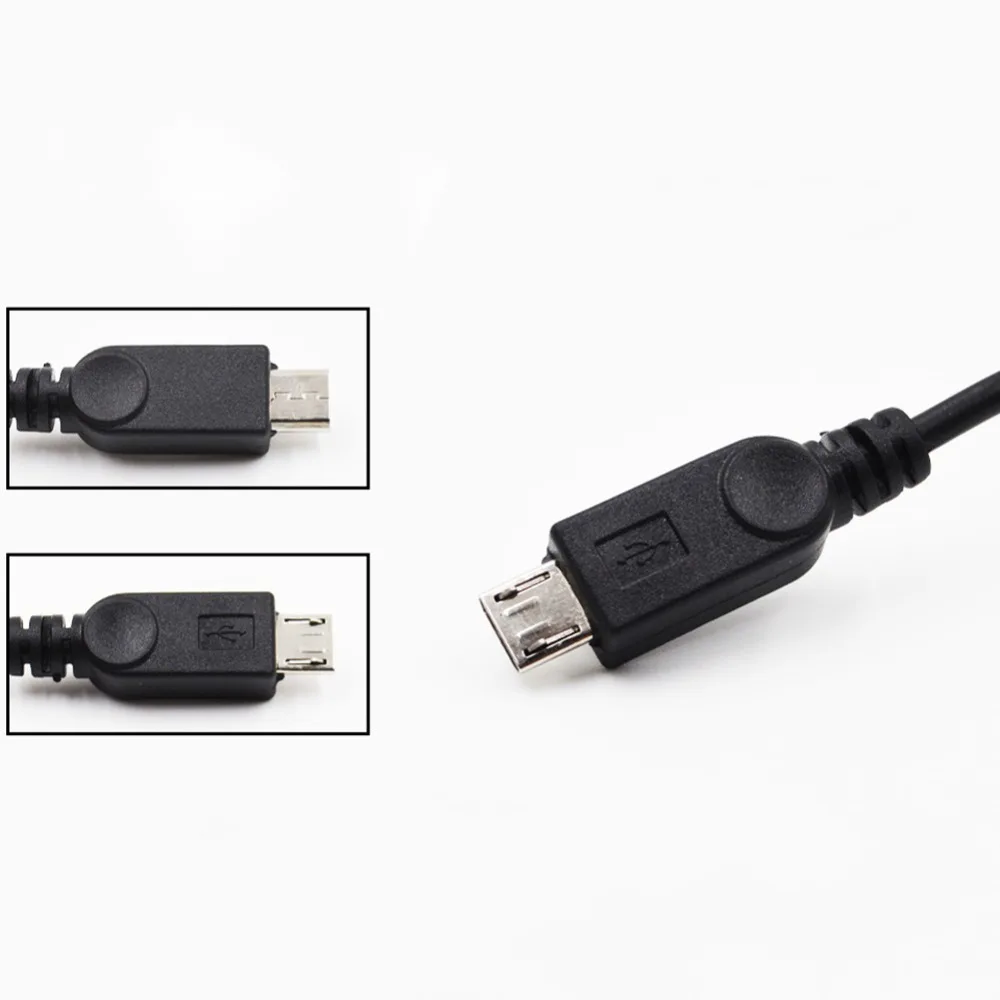 2 в 1 OTG Micro USB Host Power Y сплиттер адаптер к 5 Pin Мужской Женский кабель|Кабели USB| |