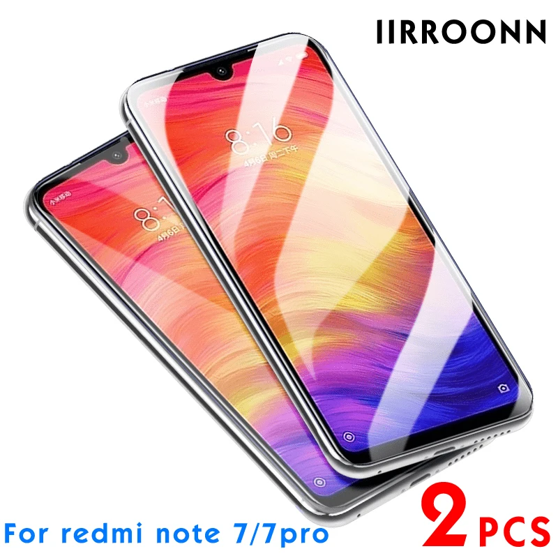 2 шт./лот закаленное стекло для Xiaomi Redmi Note 7 6 Pro Защита экрана Защитное xiaomi A2