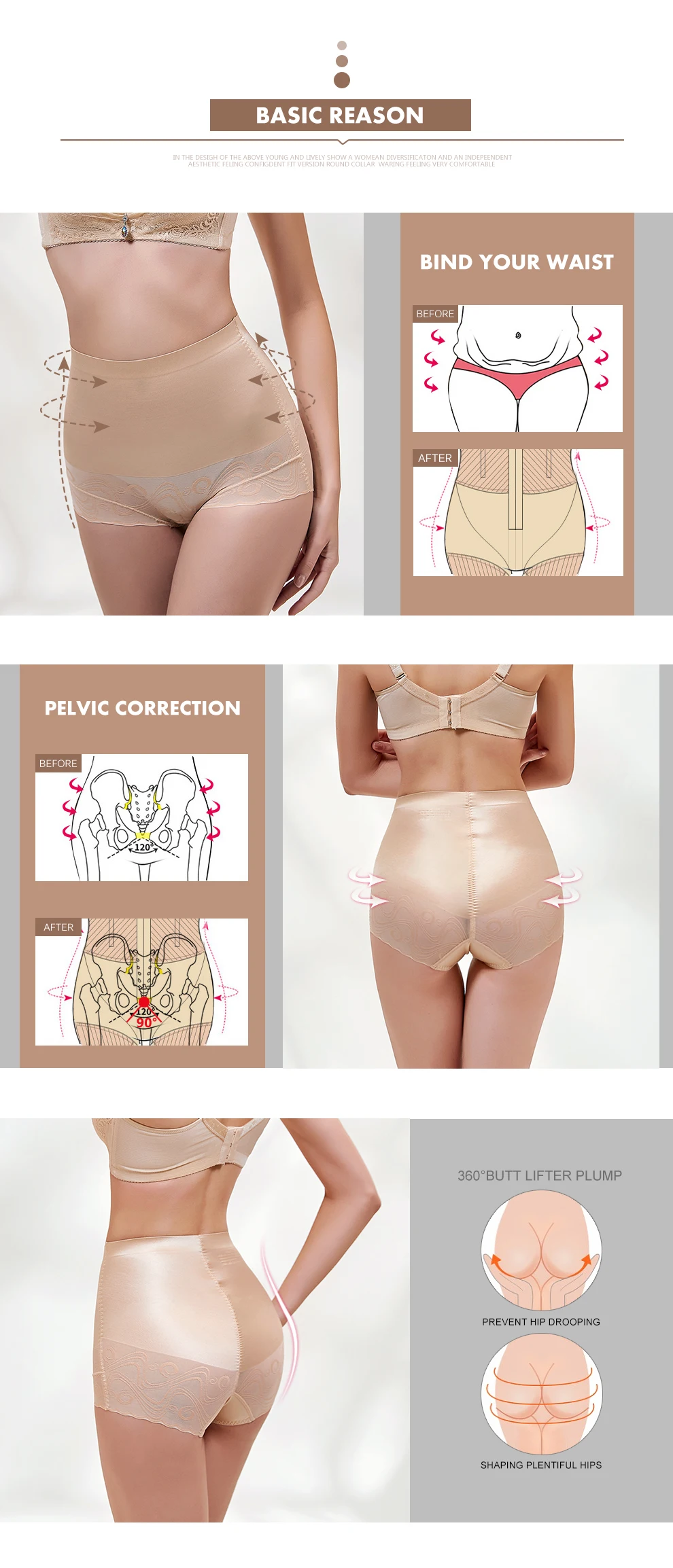 Perfering Shapers женское нижнее белье для похудения и коррекции фигуры, Корректирующее белье