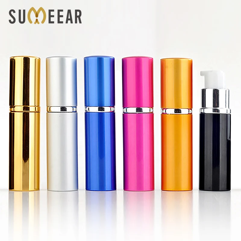 Алюминиевый мини-многоразовый лосьон 10 мл портативная бутылка для шампуня насос