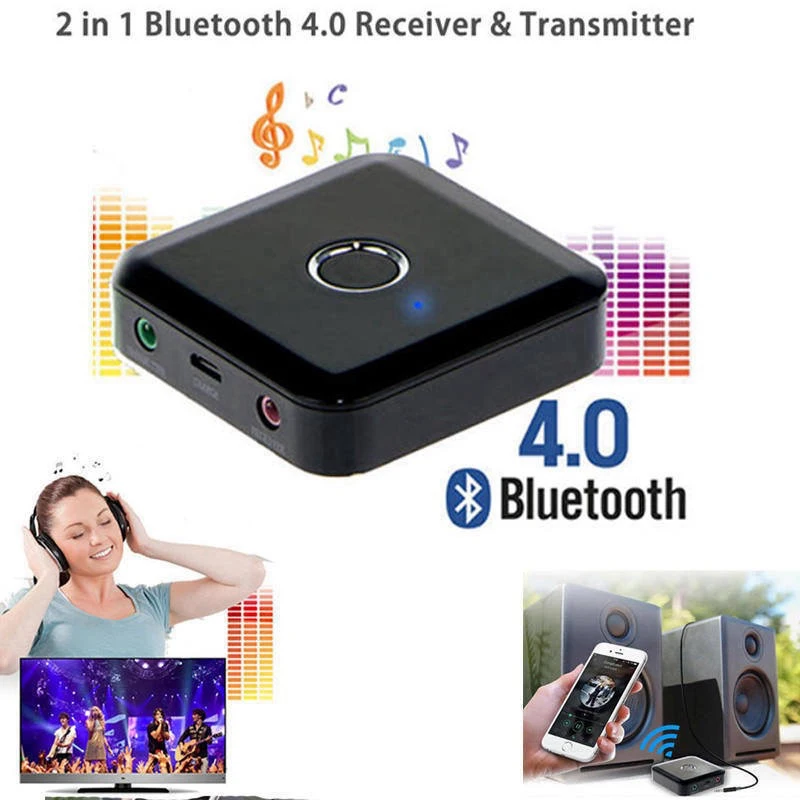 2 в 1 Bluetooth 4 0 приемник и передатчик 3 5 мм беспроводной аудио музыкальный адаптер