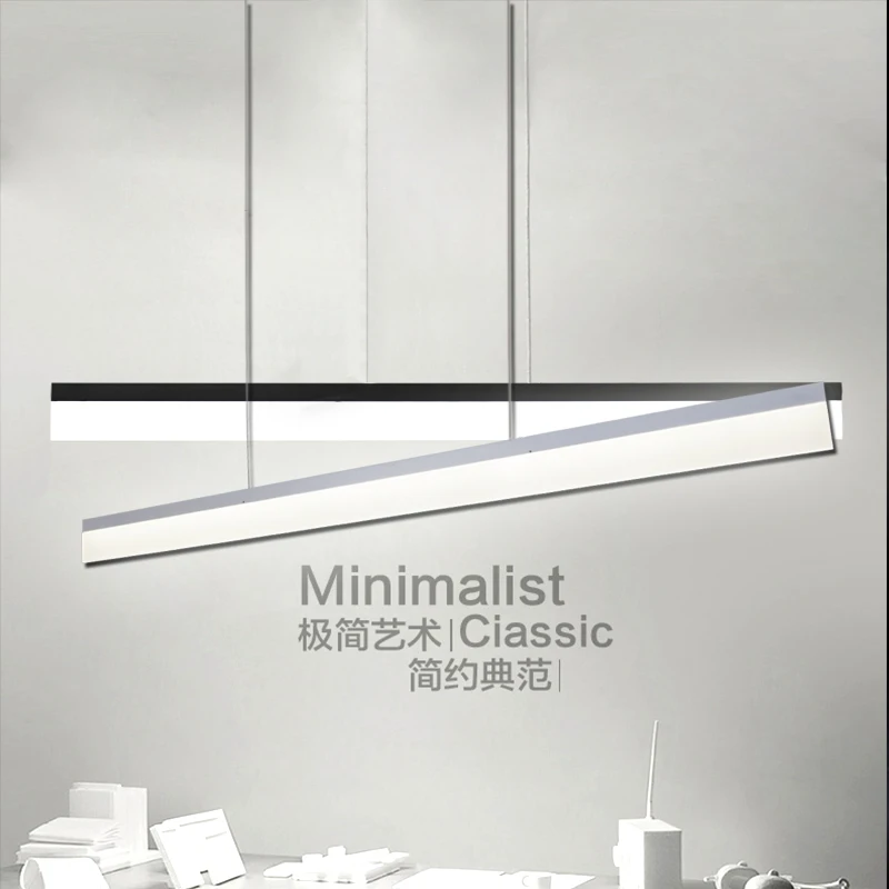 Современные Простые Офисные светодиодные художественные подвесные лампы