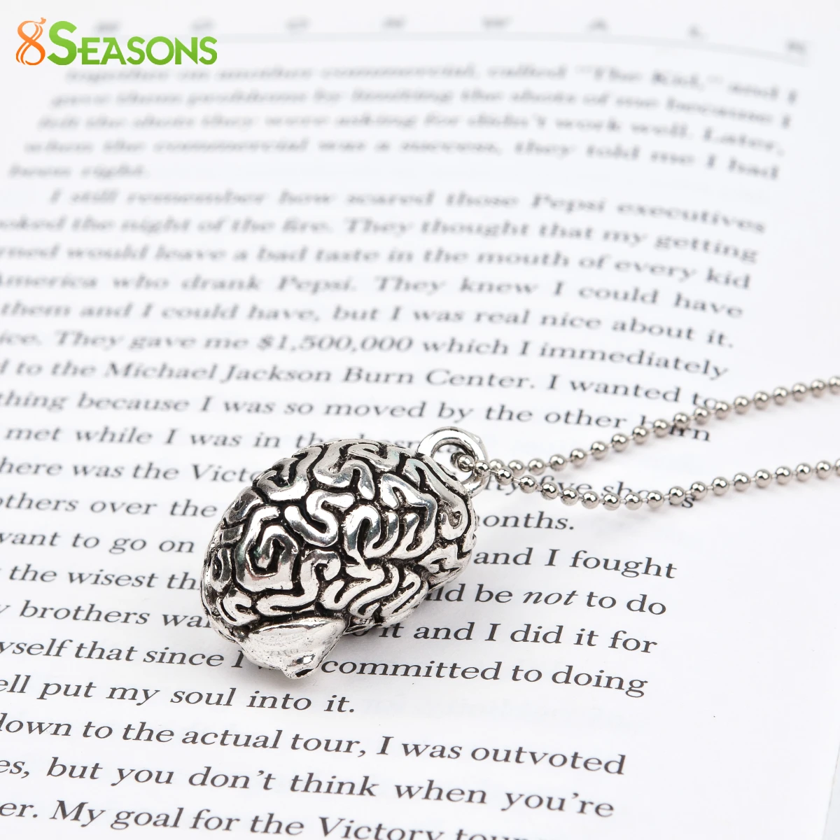 8 сезонов новинка модное ожерелье шаровая цепочка антикварная