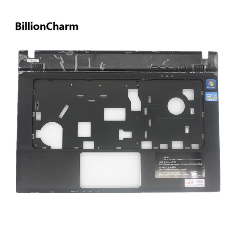 D-Black Shell BillionCharm новая ЖК-Крышка для ноутбука SONY SVE141 SVE141R11L lcd передняя рамка/Нижняя основа чехол - Цвет: D-Black Shell