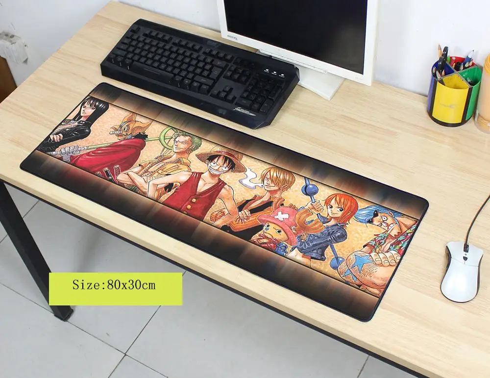 

One Piece mouse pad 800x300x2mm pad to mouse notbook mousepad Beautiful gaming padmouse gamer to large keyboard mouse mats