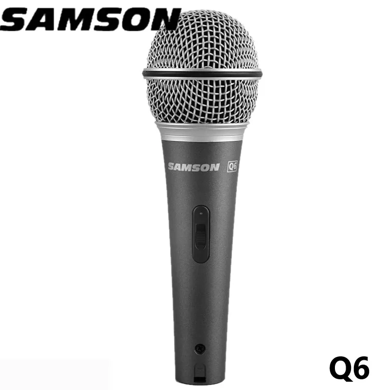 Samson Q6 Портативный динамический микрофон профессиональный вокальный инструмент