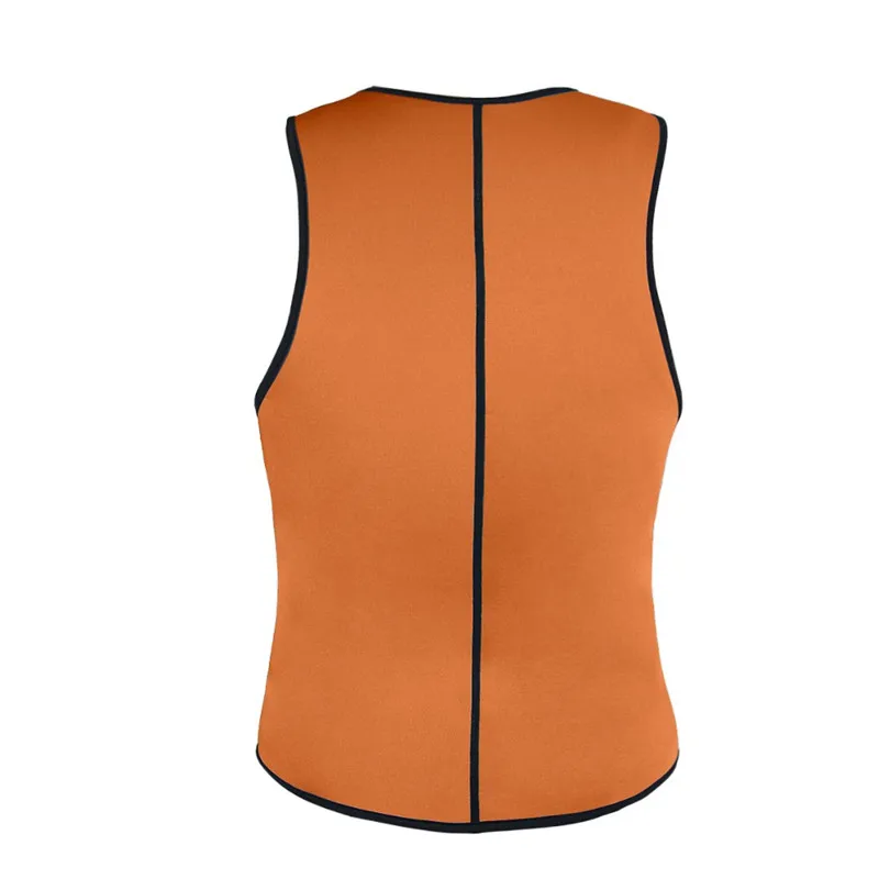 Мужской пояс для похудения Aonve неопреновый корсет на молнии сбоку | Мужская