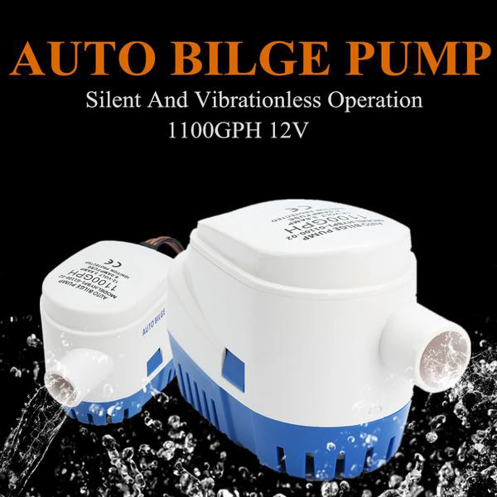Автоматический откачивающий водяной насос постоянного тока 12 В 1100 Гал/ч для