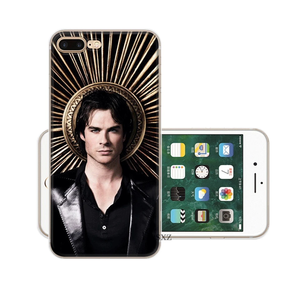 Жесткий чехол Desxz для iPhone 6 6s 7 8 Plus X XR XS Max 5 5S SE Дневники вампира|Чехлы-накладки| |