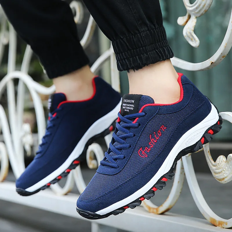 2019 г. Новая мужская повседневная обувь дышащая из сетчатого материала