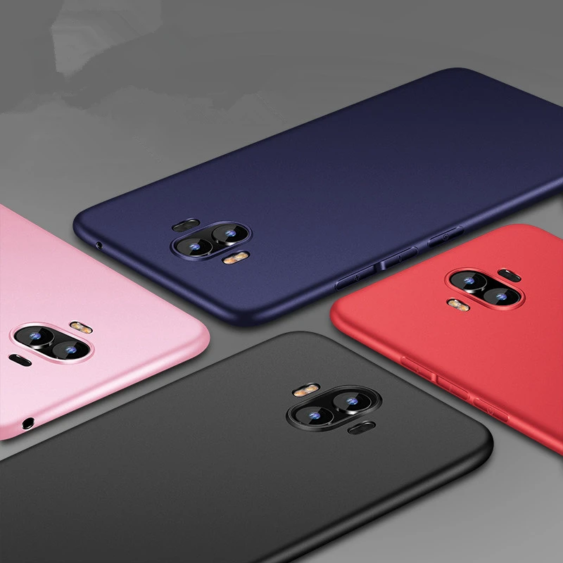 Роскошные задняя крышка для huawei Коврики 10 Lite случае 360 защиты Мягкий матовый