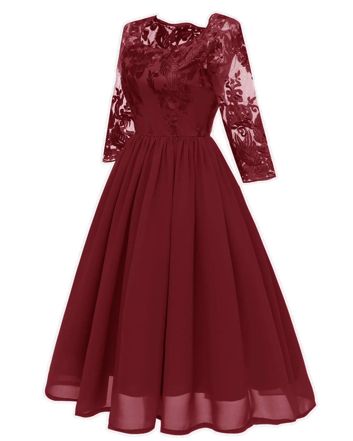 Robe de soiree, вечернее кружевное платье для выпускного вечера, благородное вечернее платье с вышивкой, шифоновые вечерние платья больших размеров