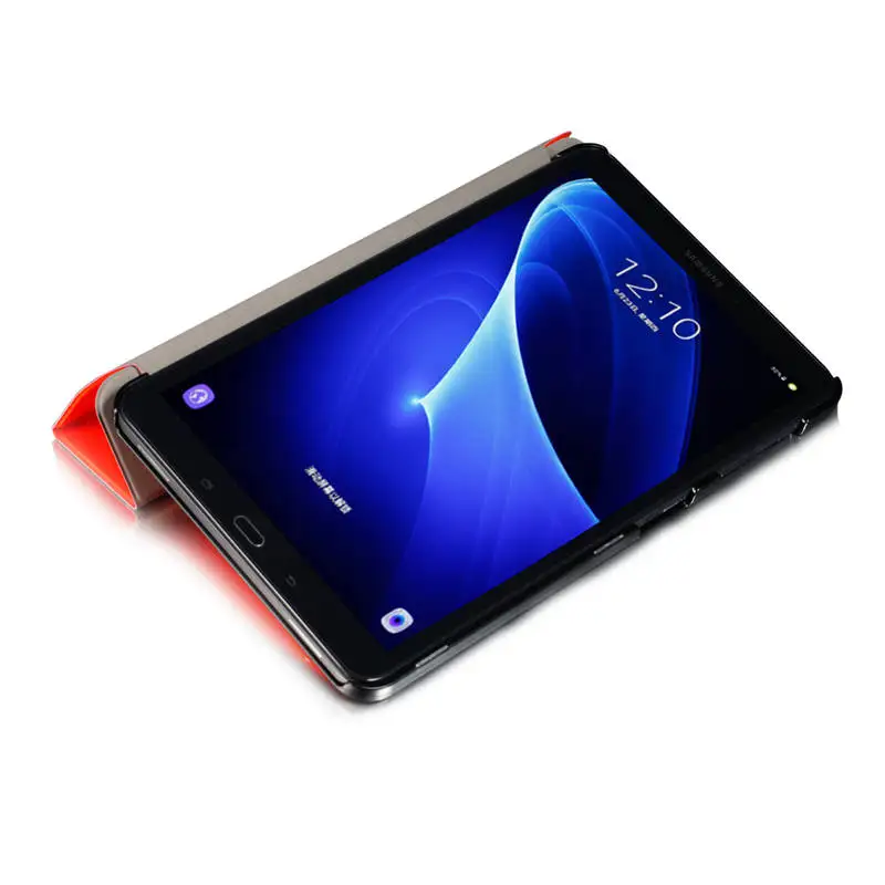 Чехол-подставка из искусственной кожи для Samsung TAB A 10 1 T580N T585N планшет однотонный