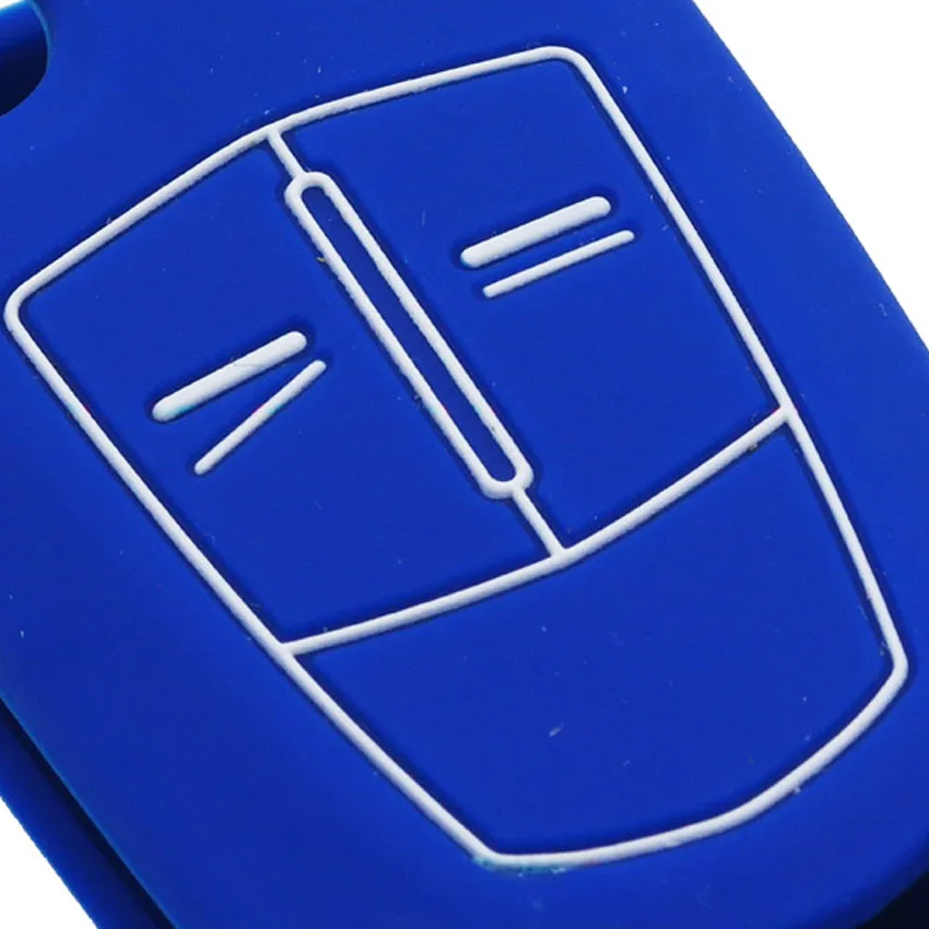 Силиконовый чехол книжка с 2 или 3 кнопками для автомобильного ключа Vauxhall Opel Corsa D