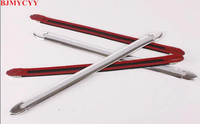 Стайлинг автомобиля BJMYCYY автомобильная Противоударная металлическая полоса для