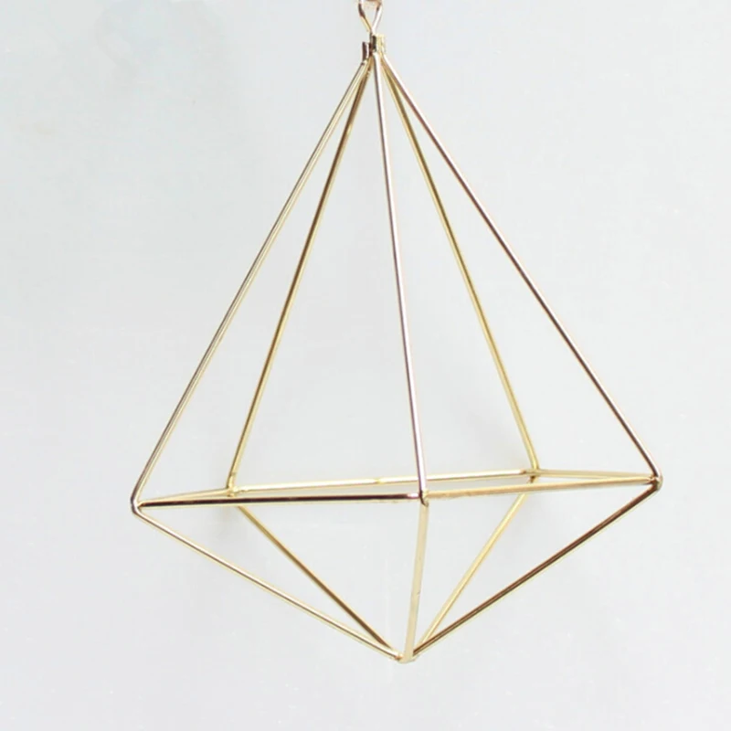 Металлические геометрические воздушные растения Цветочный горшок стойки