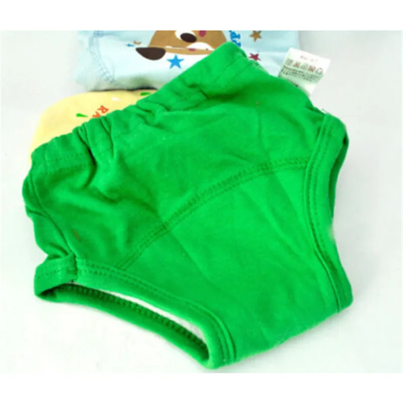 4 шт./компл. многоразовые бриджи для мальчиков и девочек 4-слойные тренировочные