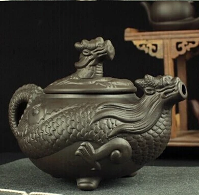 Китайский дракон чайный набор кунг-фу исинский чайник из пурпурной глины