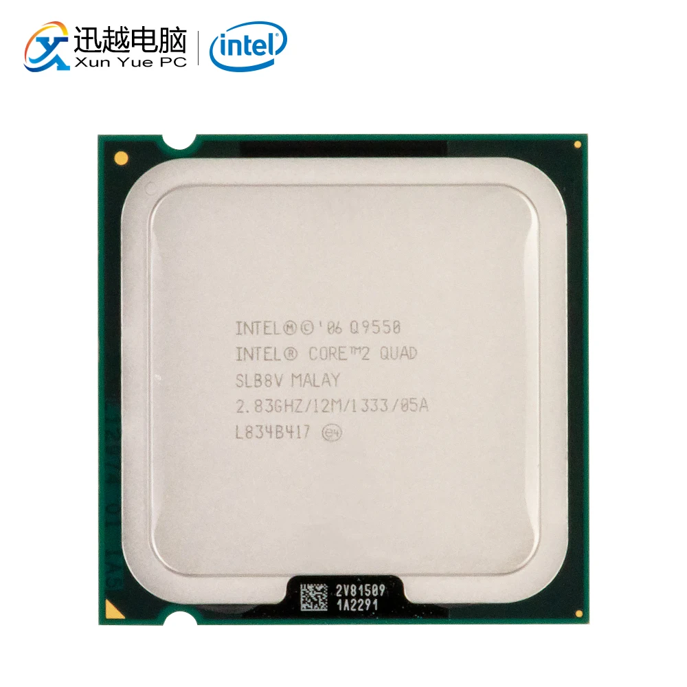 Intel Core 2 Quad Q9550 настольный процессор четырехъядерный 83 ГГц 12 МБ кэш FSB 1333 LGA 775 9550 б/у |