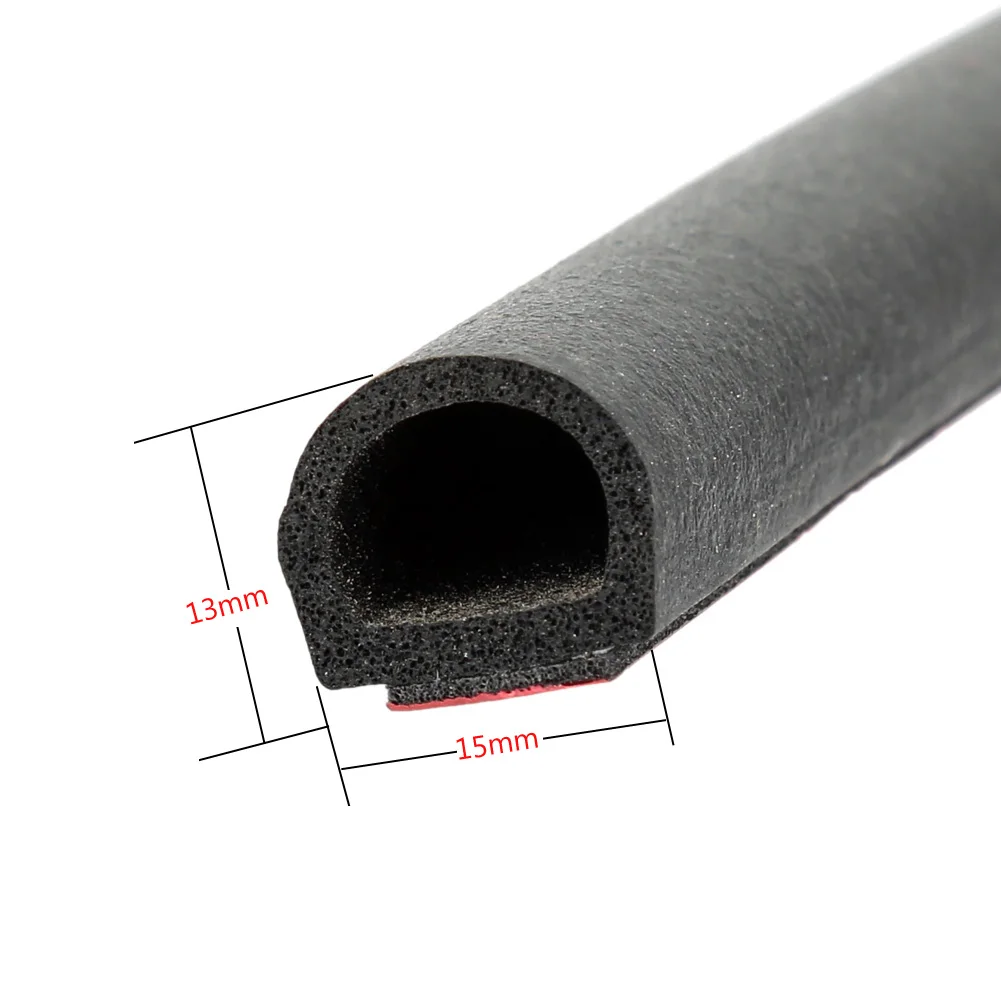 Профессиональная резиновая уплотнительная лента 4 м D типа для автомобиля
