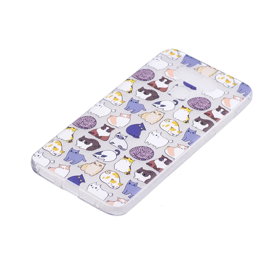 Чехол для LG Q6 G6 V30 Cute Clear TPU Silicone Slim Panda Flower Back Animal K4 K8 K10 Coque Transparent Cartoon.