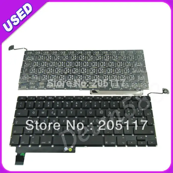 Партия из 5 шт. Клавиатура для ноутбука MacBook Pro моноблок 15 &quotA1286 итальянская