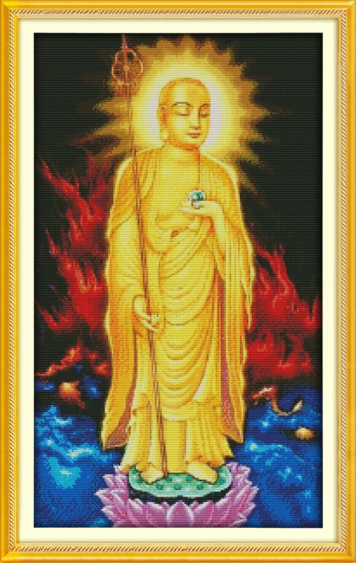Набор для вышивки крестиком Bodhisattva люди 18ct 14ct 11ct печать холсты стежков Вышивка