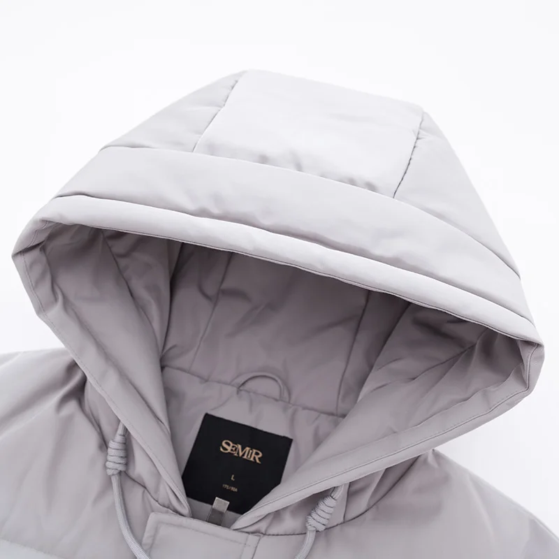 SEMIR 2019 Новая зимняя мужская куртка 2XL сверхдлинное пальто на утином пуху Толстая