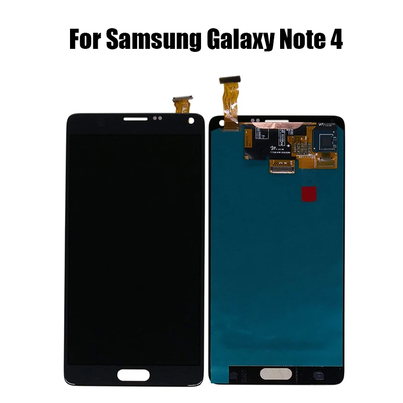 ЖК дисплей AMOLED для Samsung Galaxy Note 4 Note4 с сенсорным экраном и дигитайзером в сборе