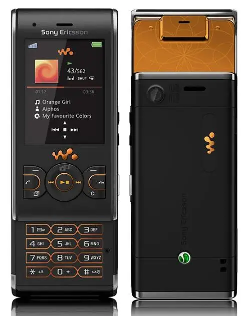Black Разблокированный мобильный телефон sony Ericsson W595 3.15MP Bluetooth FM W595 сотовый телефон - Цвет: Black