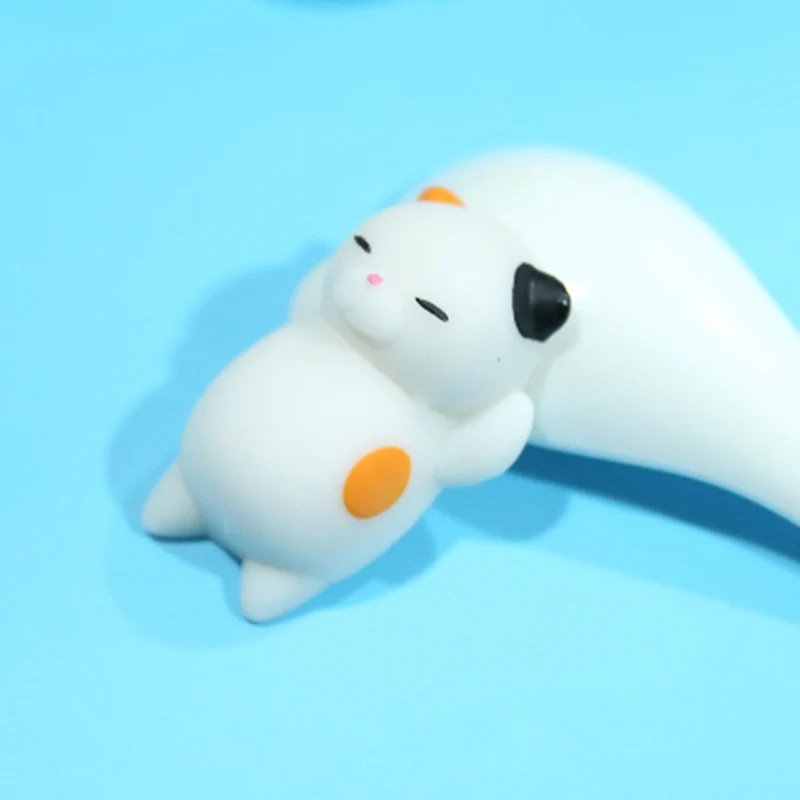 Мягкие милый игрушечный кот дети сюрприз игрушки антистрессовый мяч Squeeze Mochi