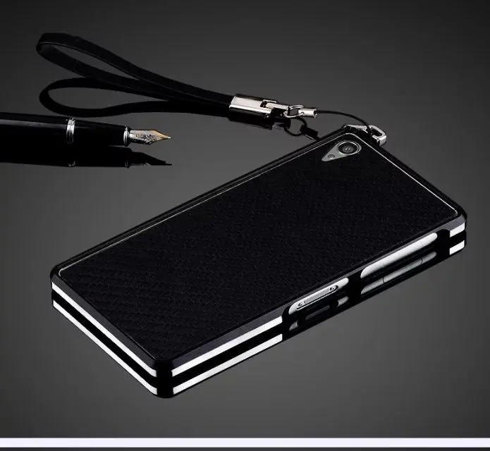 Роскошный роскошный телефонный бампер TX Z3 для Sony Xperia z3 D6603 D6633 алюминиевый