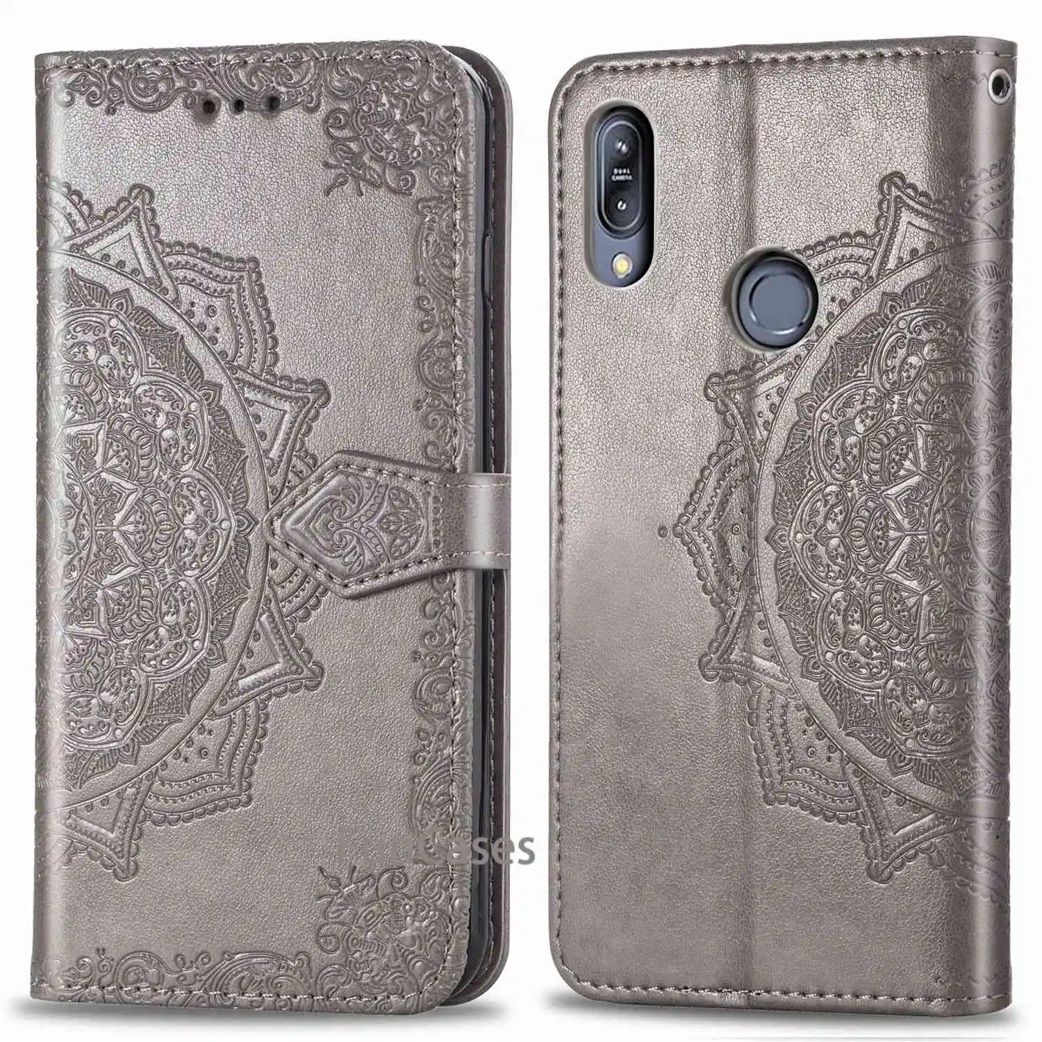 Роскошный кожаный флип-чехол для ASUS ZB633KL задняя крышка чехол Asus Zenfone Max M2 Zb633kl Funda ZB