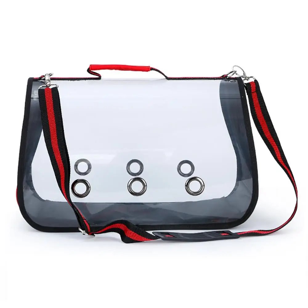 Модная дорожная сумка для кошек и собак портативная прозрачная дышащая с ручкой