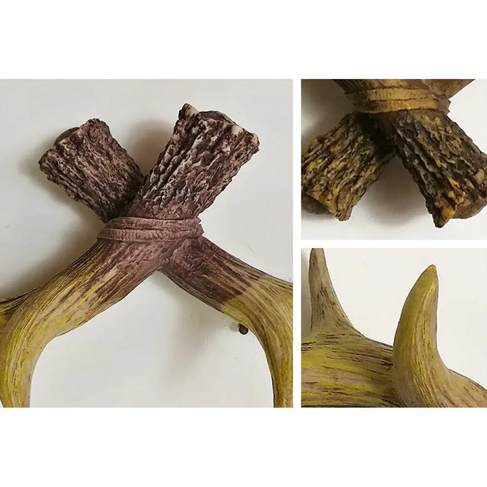 Ретро американский Стиль творческие рога молния голова оленя на стене для ключей на сумку, крючок, крючки для пальто стеллажи для выставки товаров вешалка держатель моделирующий Настенный декор