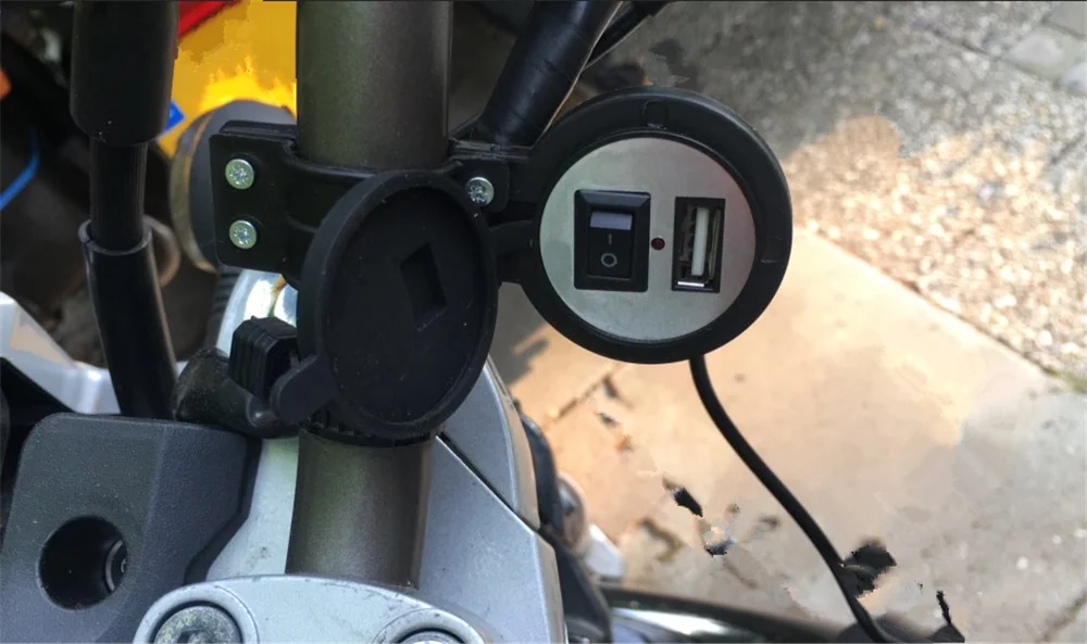 12 V-24 V Мотоцикл аксессуары USB Автомобильное зарядное устройство для телефона модификации для HONDA CBR250R VFR 1200 F ST 1300 черный дух NC750 S X