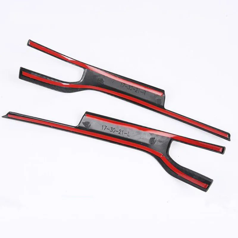 For Hyundai ix35 2018 2PCS ABS Chrome Carbon Fiber Car Side Door Rearview Mirror Protect Strip Cover Trim Styling Accessory | Автомобили и