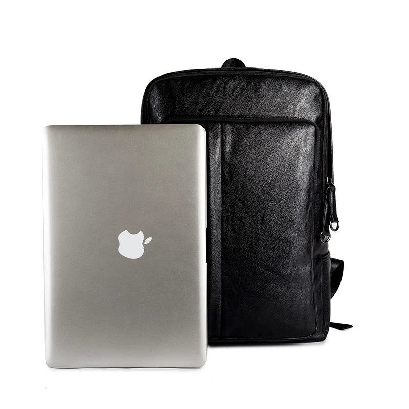 Мужской рюкзак из натуральной кожи повседневные вместительные дорожные сумки