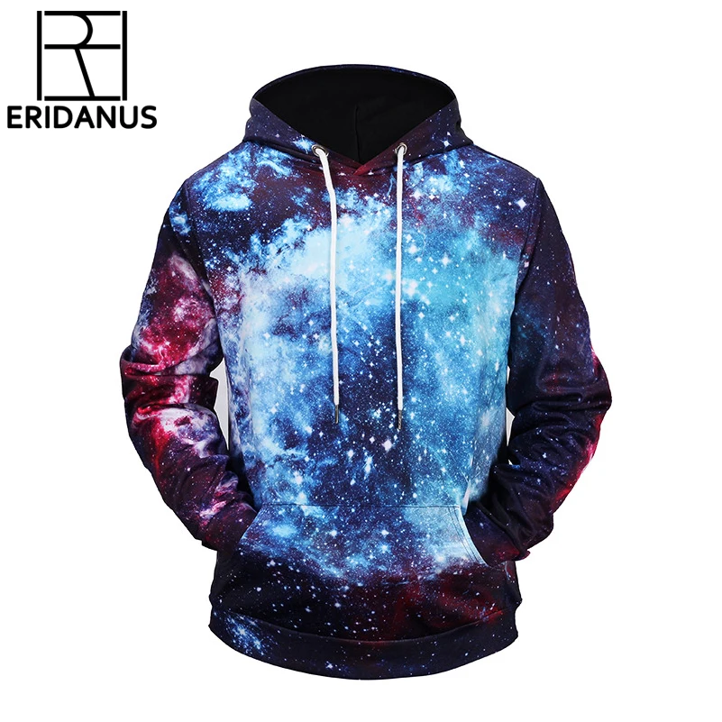 Космическая Галактика 3D толстовки с капюшоном Брендовые мужские/женские модные