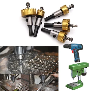 1 шт. Твердосплавный Наконечник для сверления отверстий из быстрорежущей стали инструмент для сверления отверстий по дереву сверло для сверления металла для установки замков 16 мм-80 мм