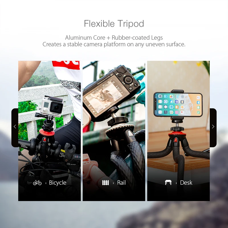 BlitzWolf BW-BS7 bluetooth 3 0 Осьминог штатив мульти-угол вращения портативный селфи палка