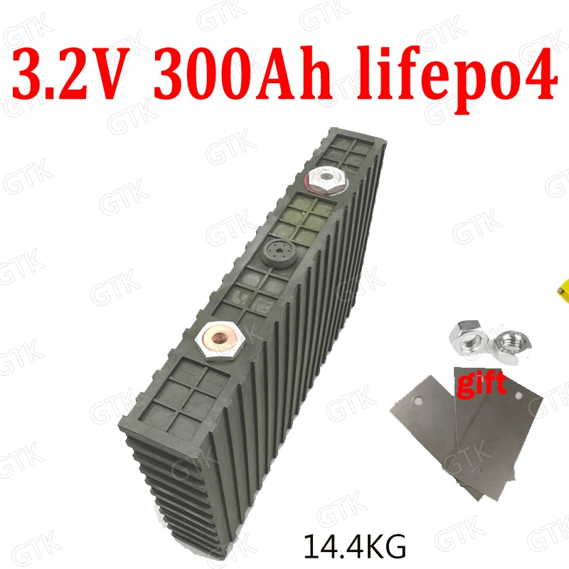 3 2 v 300Ah lifepo4 батарея литиевая глубокий цикл для diy 12 24 48 600ah EV хранения солнечной