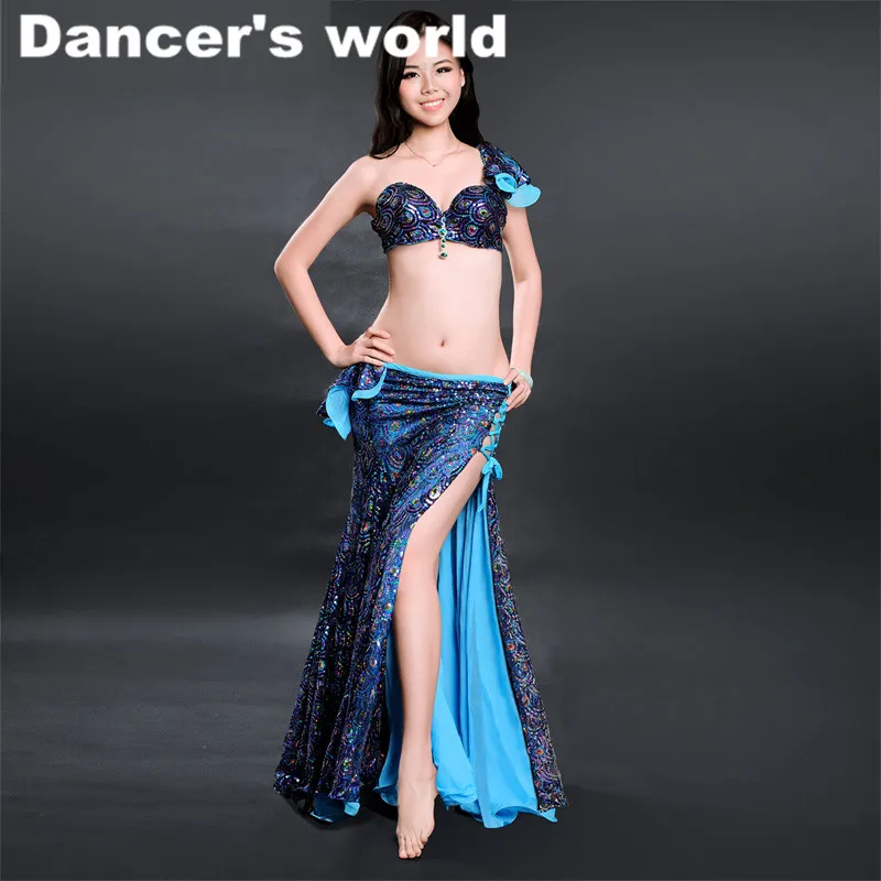 Новинка 2017 одежда для танца живота Женский комплект из 2 предметов бюстгальтер +