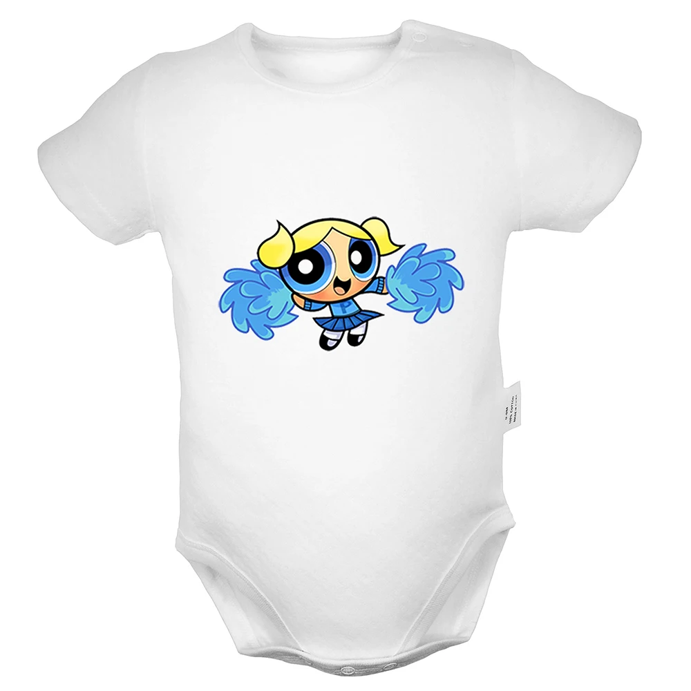 Powerpuff/костюм для новорожденных девочек с розовым цветком и изображением мопса
