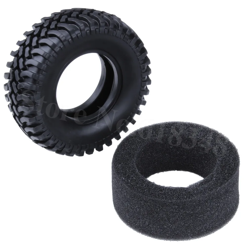 4 шт./лот диаметр резиновых шин: 100 мм ширина: 36 для RC 1/10 Rock Crawler Upgrade parts | Игрушки и