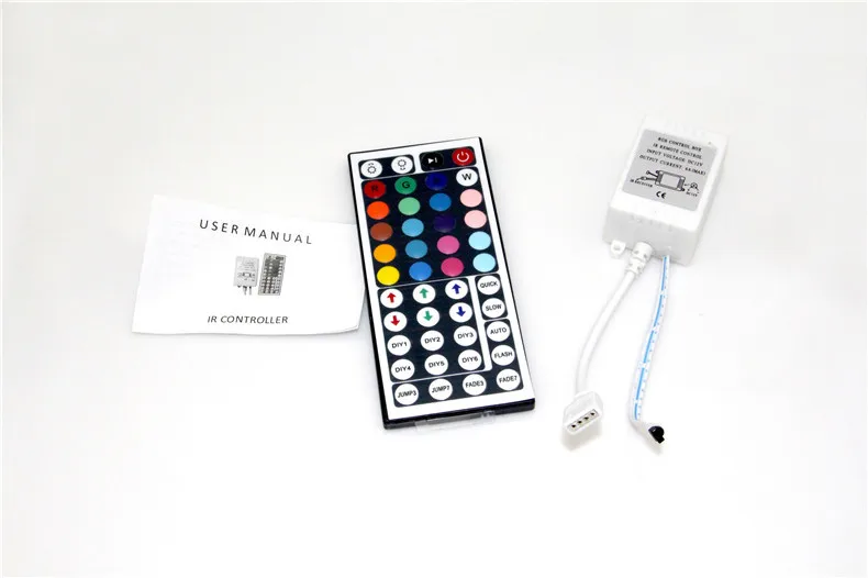 Водонепроницаемый IP65 SMD 5050 RGB Светодиодные ленты 5 м 300 светодиодов + 44 клавишный