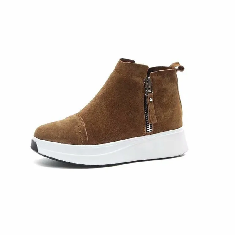 Новинка 2019 года весенние Замшевые женские модные роскошные Нескользящие удобные