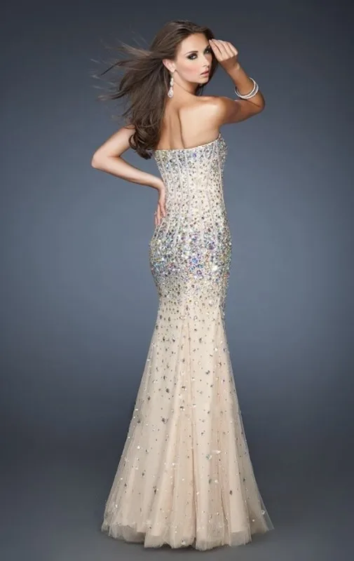 

Sleeveless Floor-Length Zipper Back Evening Dress Off The Shoulder Mermaid Tulle Party Dress Sweetheart Sleeveless Vestidos